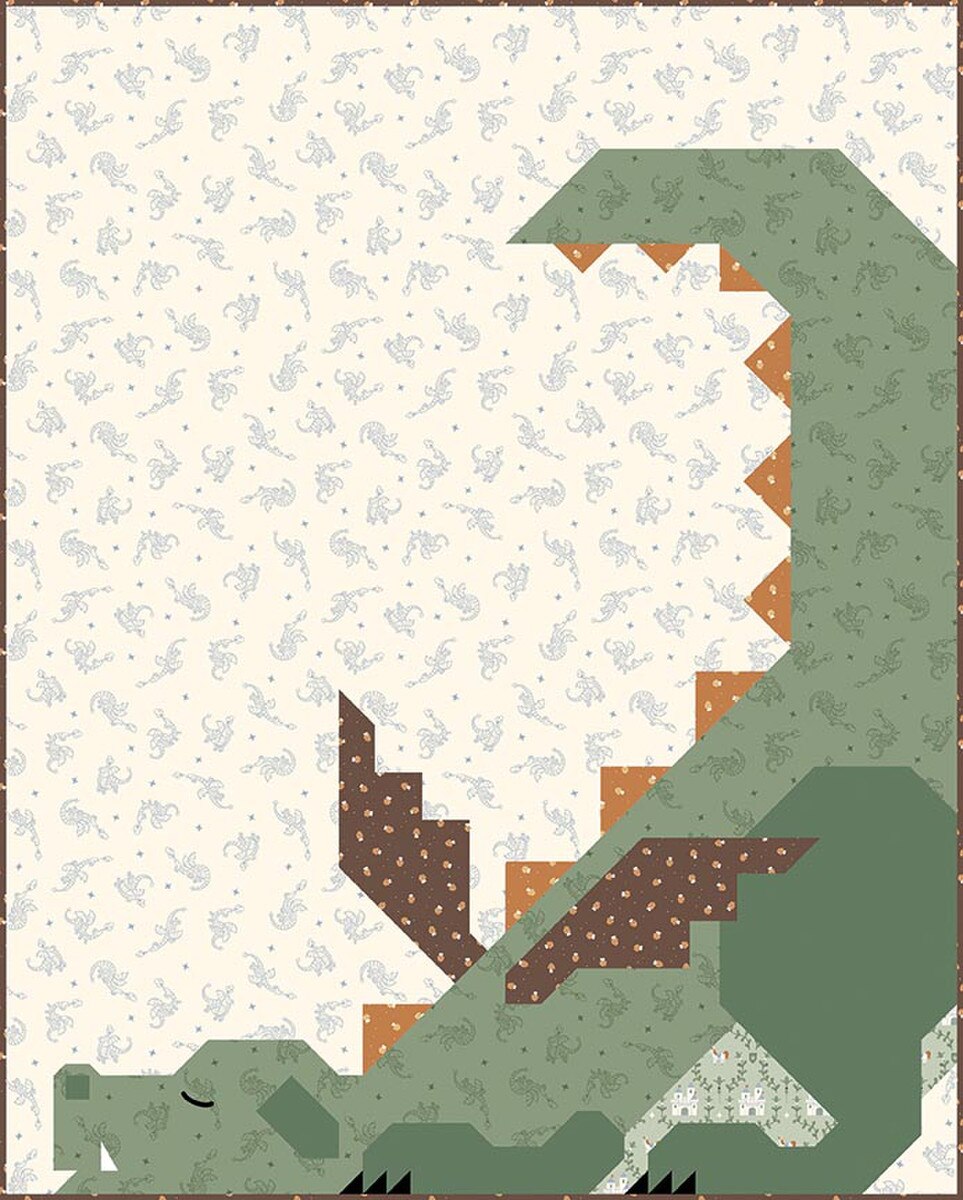 RESERVATION - Faraway Kingdom Dragon Dreams Boxed Quilt Kit by Natalia Juan Abello