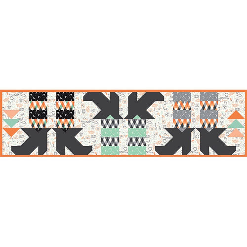 RESERVATION - Frank and Friends Witches Feet Table Runner Boxed Kit by My Mind's Eye