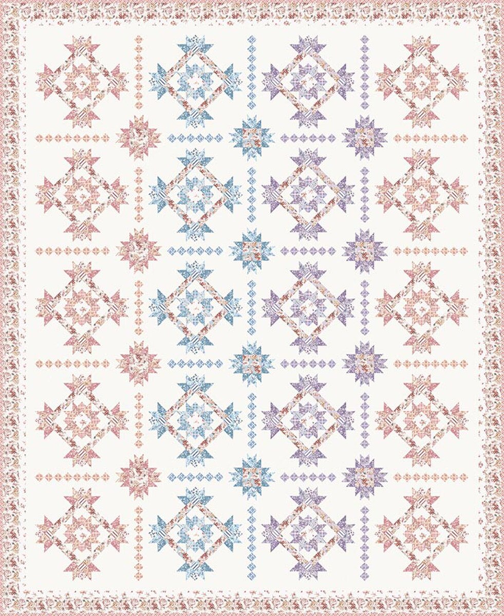 RESERVATION - Daybreak on the Prairie Wildflower Fields Boxed Quilt Kit by Modern Prairie
