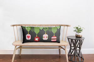 Bench Pillow - Trim the Pine by Christopher Thompson