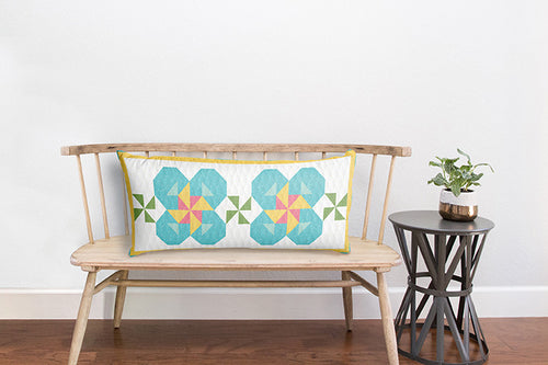 Bench Pillow - Bring May Flowers by Gerri Robinson