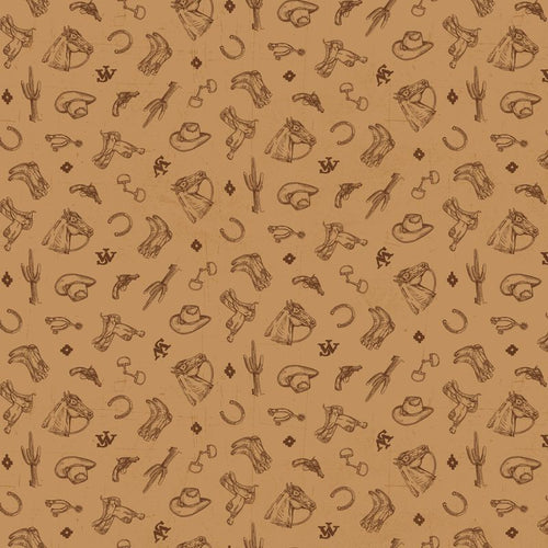 John Wayne American West Icons Tan by The RBD Designers