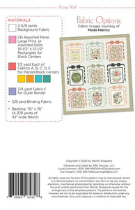 Picture Wall Quilt Pattern by Wendy Sheppard