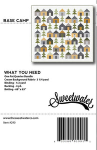 Base Camp Quilt Pattern by Sweetwater