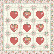 RESERVATION - Berry Patch Strawberry Shine Boxed Quilt Kit by Little Forest Atelier