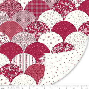 EXCLUSIVE - Double Lush Velvet Blanket Kit - Red Delicious Scallops by The RBD Designers