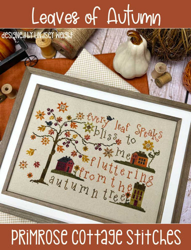 Leaves of Autumn by Primrose Cottage Stitches