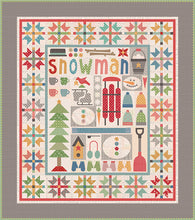 Load image into Gallery viewer, RESERVATION - Home Town Holiday Backing Set for Let&#39;s Make a Snowman Sew Along Quilt by Lori Holt
