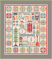 Home Town Holiday Let's Make a Snowman Sew Along Quilt Kit by Lori Holt