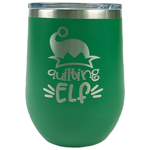 Quilting Elf Tumbler by Wholesale Boutique
