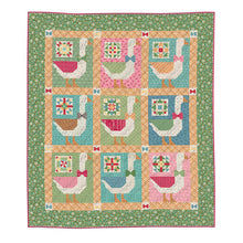 Load image into Gallery viewer, RESERVATION - Home Town Holiday 2 Nine Geese A-Laying Quilt Fabric Only Boxed Kit by Lori Holt