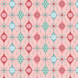 Frost and Flurry Merry Berries Pink by Sheri McCulley for Poppie Cotton