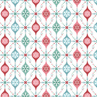 Frost and Flurry Merry Berries White by Sheri McCulley for Poppie Cotton