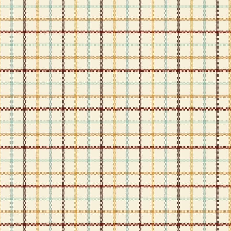 Plaid-Venture Club Camper Cream by The RBD Designers