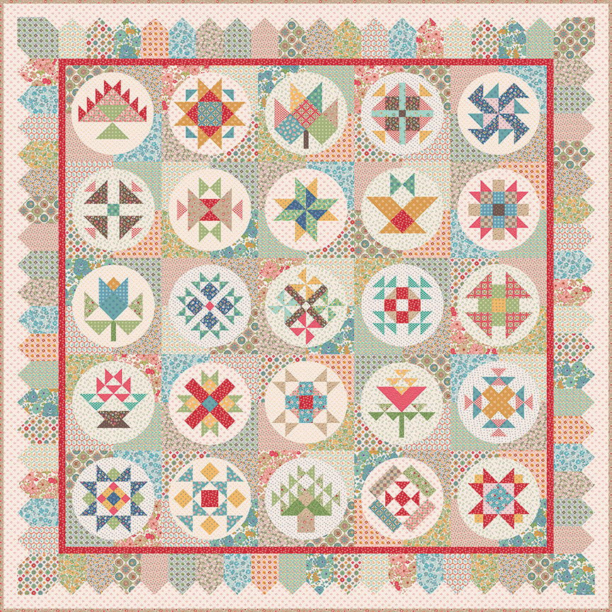 Add some whimsy to your stitchy space with Lori Holt's charming Mercantile  Quilt Seeds! Featuring six sewing-themed blocks in vintage-inspired  keepsake packaging, these quilt patterns will add a delightful and unique  touch