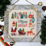 Merry and Bright by Tiny Modernist Cross Stitch
