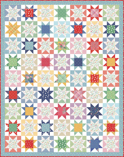 RESERVATION - Simple Pleasures Grandma's Attic Quilt Kit by American Jane