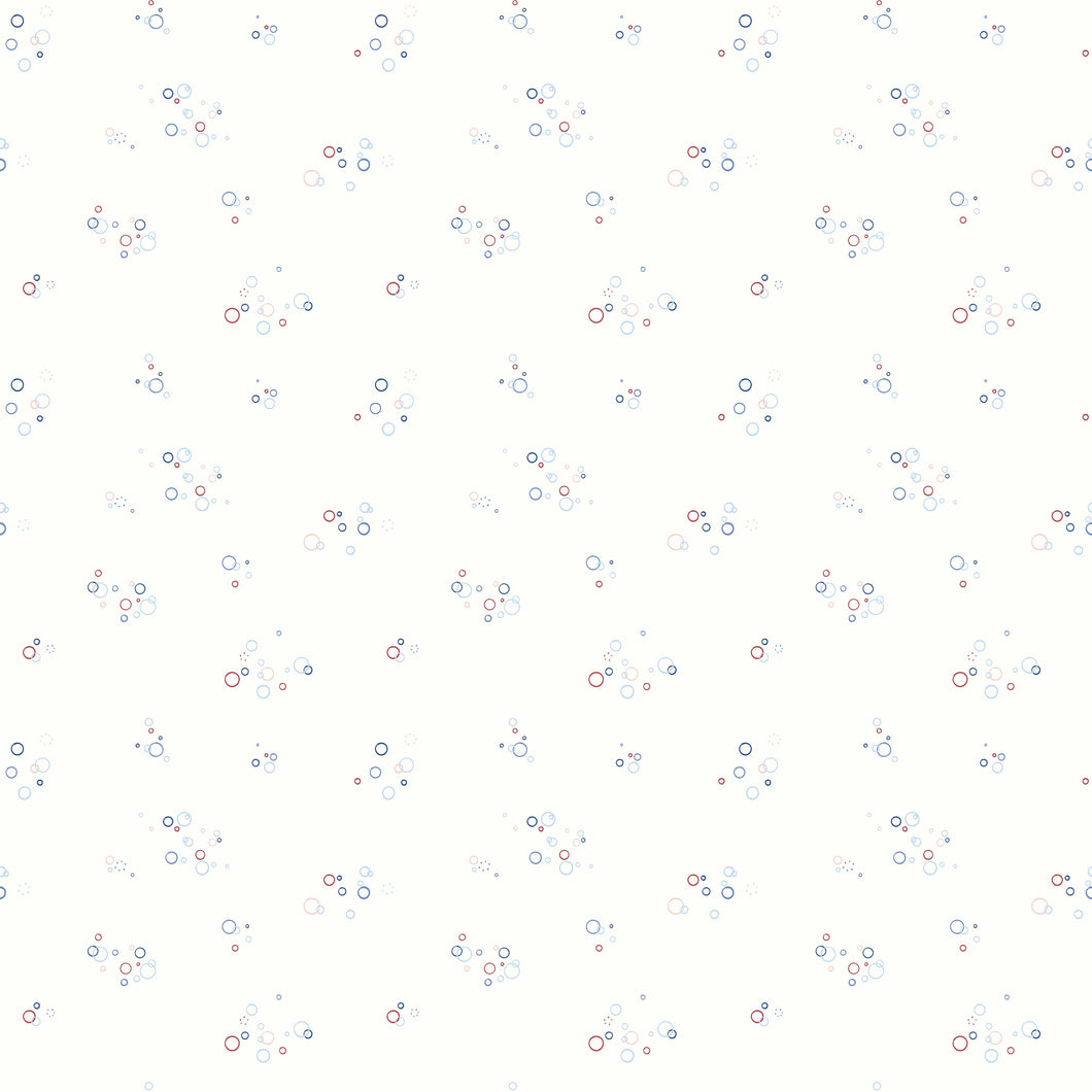 Yacht Club Bubbles White by Amanda Niederhauser
