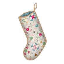 Load image into Gallery viewer, RESERVATION - Home Town Holiday 2 Vintage Stocking Panel by Lori Hole