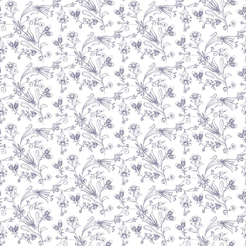 COMING SOON - Sew America Flower Vines White by J. Wecker Frisch