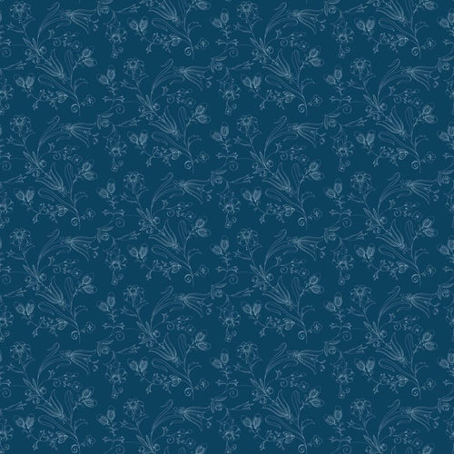 COMING SOON - Sew America Flower Vines Blue by J. Wecker Frisch