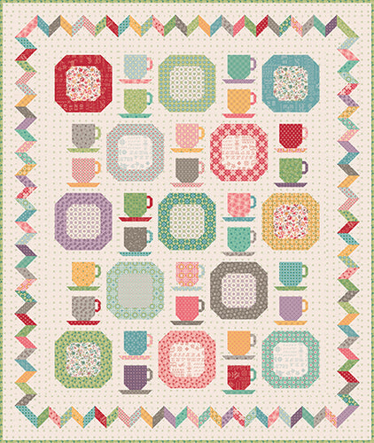 RESERVATION - Vintage Dishes Quilt Kit by Lori Holt