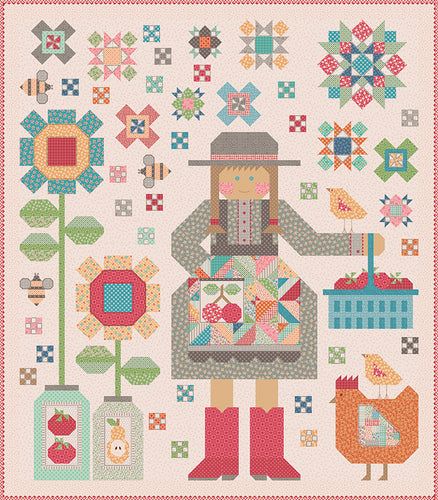 RESERVATION - Farmer's Daughter The Quilted Farm Girl Quilt Kit by Lori Holt