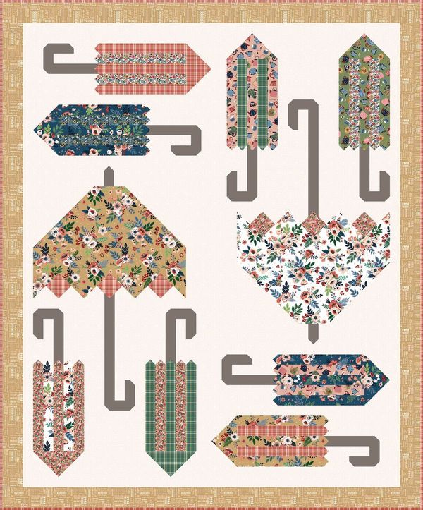 RESERVATION - A Spoonful of Sugar A Gentle Gust Quilt Kit by Jennifer Long