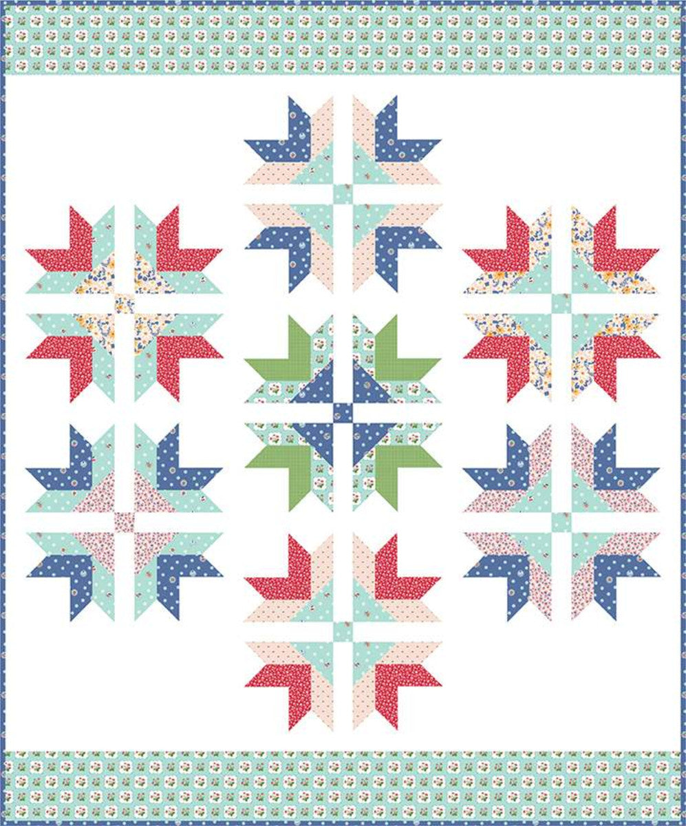 Picnic Crossing Quilt Quilt Pattern by Melissa Mortenson