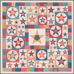 Americana Farmhouse Star Quilt Kit by Lori Holt