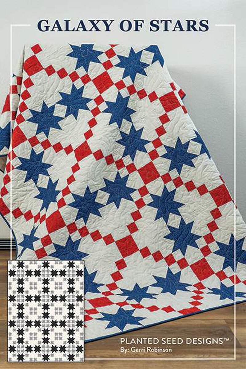 planted seed quilt designs Gerri Robinson Galaxy Of Stars Pattern