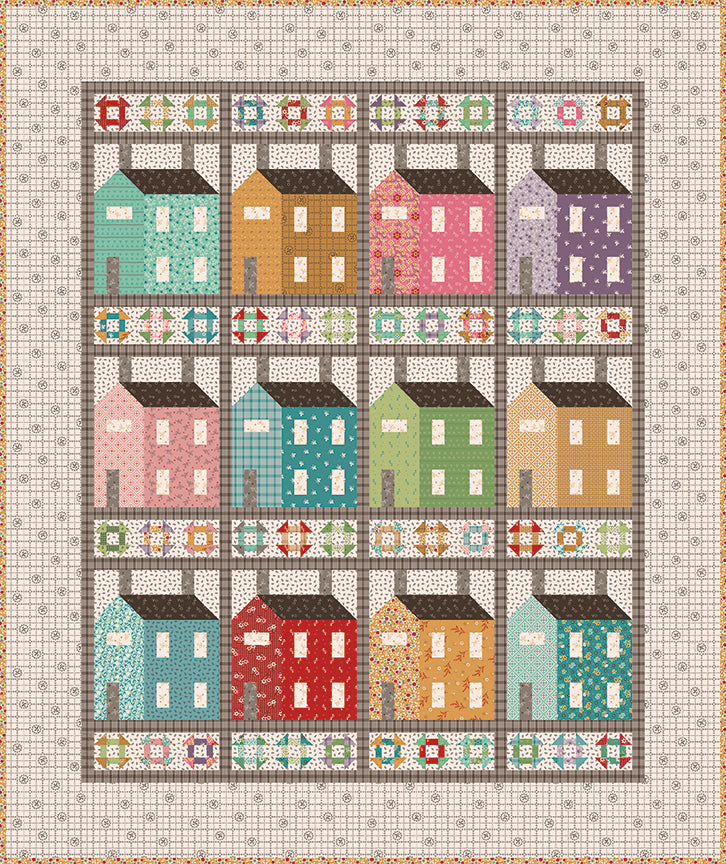 Kit Couture The City Stitcher Quilt Collection – 7 Villages Matelassés Avec Tissus, Neuf Non Ouvert