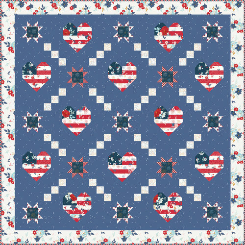RESERVATION - Sweet Freedom Quilt Kit by Beverly McCullough