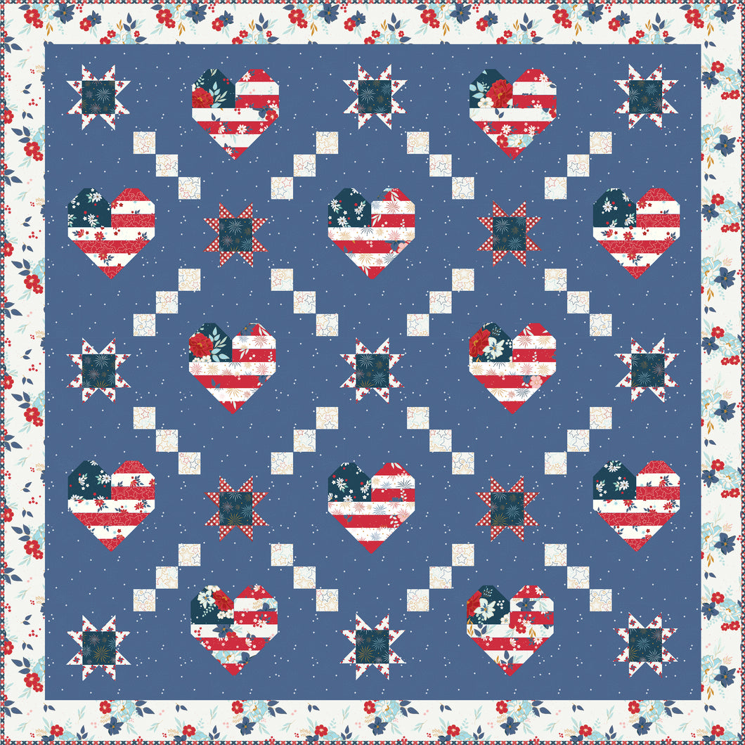 Sweet Freedom Quilt Kit by Beverly McCullough
