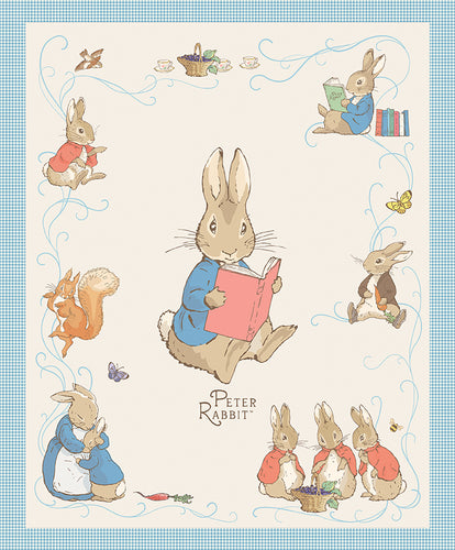 The Tale of Peter Rabbit Panel by Beatrix Potter