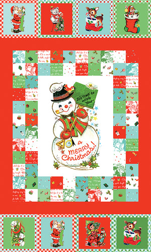 RESERVATION - Jingle Bells A Merry Christmas Panel by Lindsay Wilkes