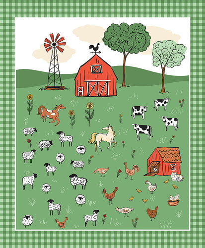 Farm Living' Panel by Diane Labombarbe