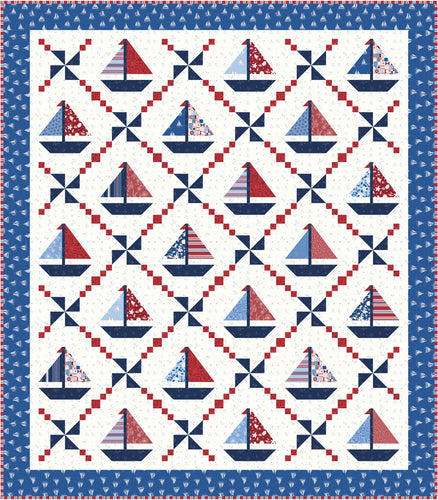 RESERVATION - Yacht Club Quilt Kit by Amanda Niederhauser