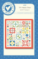 Oh Happy Days Quilt Pattern by Sandy Gervais