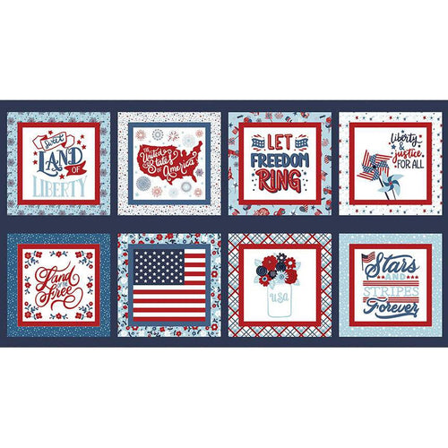 Stars and Stripes Forever Panel by Lori Whitlock