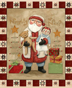 RESERVATION - Naughty or Nice Panel by Teresa Kogut