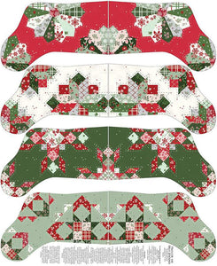 RESERVATION - Mistletoe and Holly Stockings Panel by Beverly McCullough