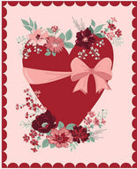 Love You Always Heart Panel by Sandy Gervais