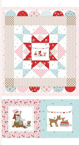 RESERVATION - Whimsical Woodland Wall Hanging and Pillow Panel by Tasha Noel