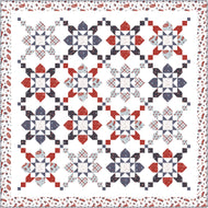 Stars and Stripes Forever Jubilant Quilt Kit by Wendy Sheppard