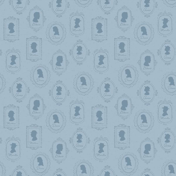 Anne of Green Gables Silhouettes Blue by The RBD Designers