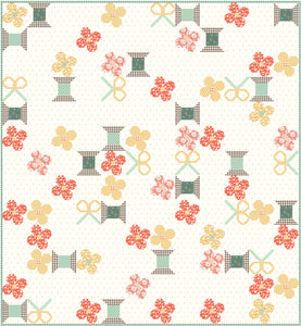 RESERVATION - Sunsetridge Snips and Blossoms Quilt Kit by Minki Kim