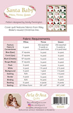 Load image into Gallery viewer, Santa Baby Quilt Pattern by Aria and Ava