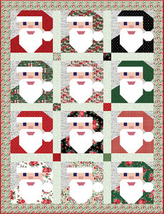 Charming Christmas Santa Baby Quilt Kit by Kelsey Carlson – Happy
