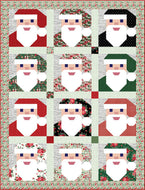 Charming Christmas Santa Baby Quilt Kit by Kelsey Carlson